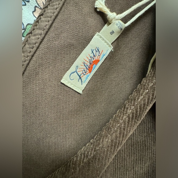 NWT Faherty Alina Corduroy Jumpsuit - Picture 4 of 4